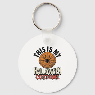 Halloween-Kostüm Spinnennetz Vintage-Shirt-Design_ Schlüsselanhänger