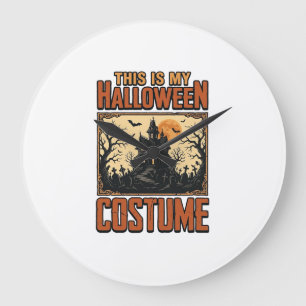 Halloween-Kostüm Spukhaus Vintage-Shirt Desi Große Wanduhr
