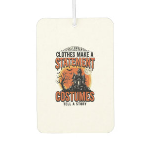 Halloween-Kostüm Statement Vintage Vector Shirt_1 Autolufterfrischer