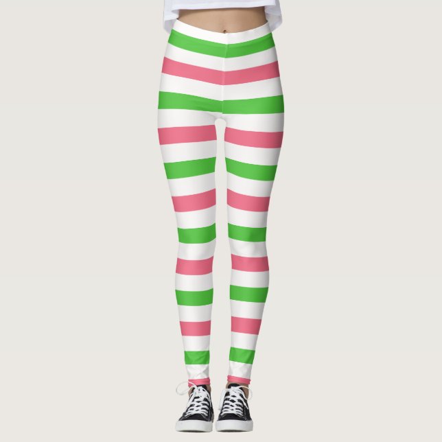 Halloween-Kostüm Strip Leggings (Vorderseite)