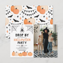 Halloween-Kostümbildhauer-Party Einladung mit Foto