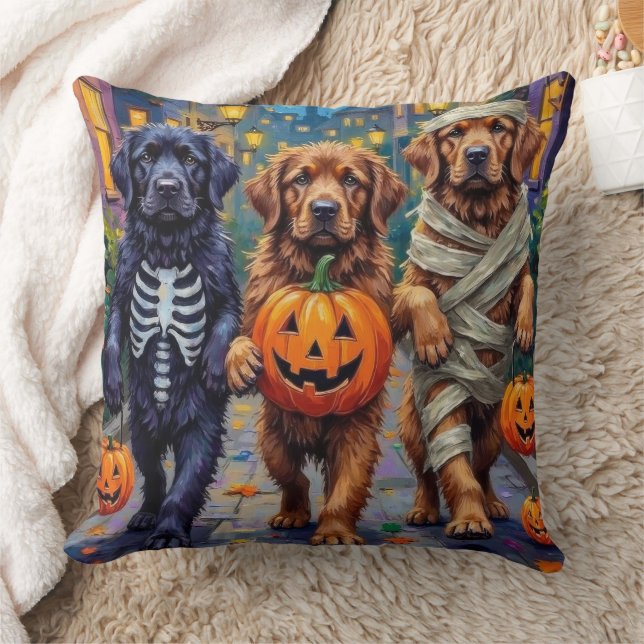 Halloween-Kostüme der Neufundländer Kissen (Decke)