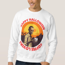 Halloween-Kostüme, ein Liebhaber des Kaffees