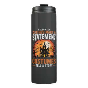 Halloween-Kostüme erzählen eine Geschichte Geister Thermosbecher