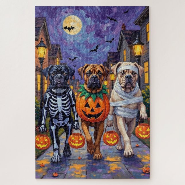 Halloween-Kostüme für Bullmastiff (Vertikal)