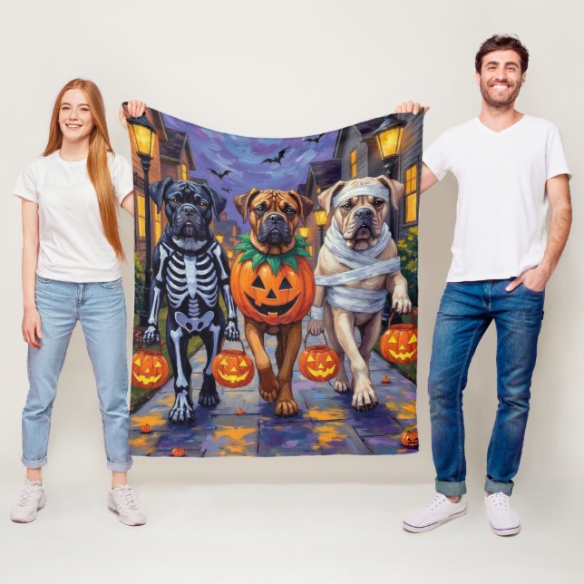 Halloween-Kostüme für Bullmastiff Fleecedecke (Beispiel)