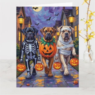 Halloween-Kostüme für Bullmastiff Karte