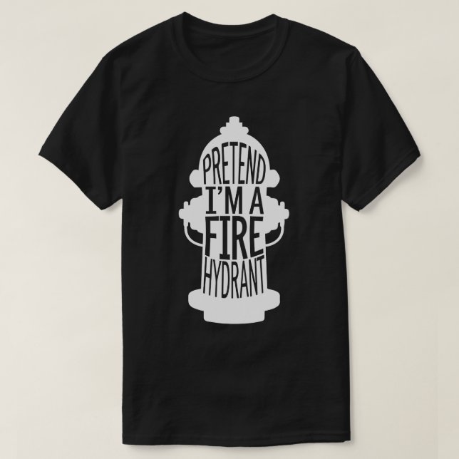 Halloween-Kostüme geben vor, ich bin ein Feuerwehr T-Shirt (Design vorne)