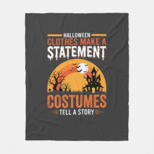 Halloween-Kostüme Statement Spukhaus-Design Fleecedecke