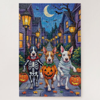 Halloween-Kostüme von Bull Terrier Trick oder Trea