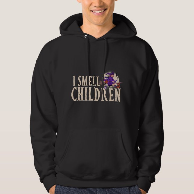 Halloween-Kostümhut, den ich an Kinder rieche Hoodie (Vorderseite)