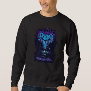 Halloween-Kostümkarnevalswald Beängstigender Horro Sweatshirt