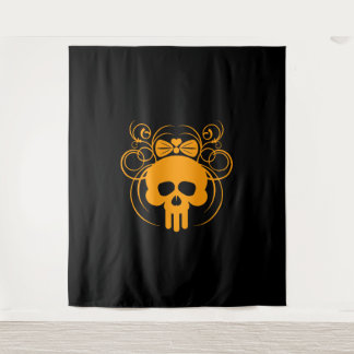 Halloween-Kostümmädchen Wandteppich