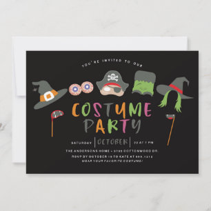 HALLOWEEN-KOSTÜMPARTY-EINLADUNG EINLADUNG