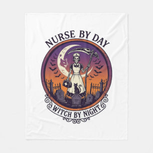 Halloween Krankenschwester bei Tag_1 Fleecedecke