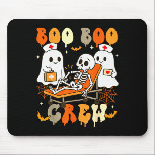Halloween-Krankenschwester Boo Boo Crew Geisterarz Mousepad