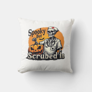 Halloween-Krankenschwester-Design Oversized T-Shir Kissen