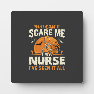 Halloween-Krankenschwester Erschrecke Mich Fotoplatte