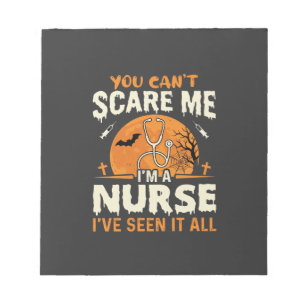 Halloween Krankenschwester Erschrecke Mich Notizblock