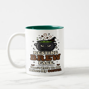 Halloween-Krankenschwester-Kaffeetasse Zweifarbige Tasse