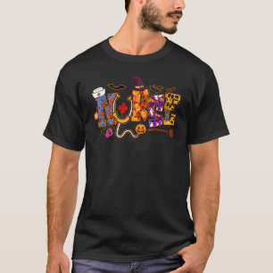 Halloween Krankenschwester Pflegt Süße Gesundheit T-Shirt
