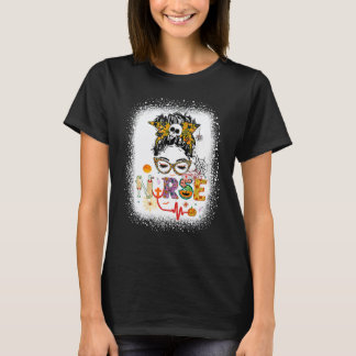 Halloween Krankenschwester Pflegt Süße Gesundheits T-Shirt