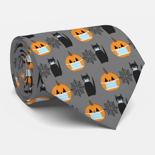Halloween Krawatte (Gerollt)
