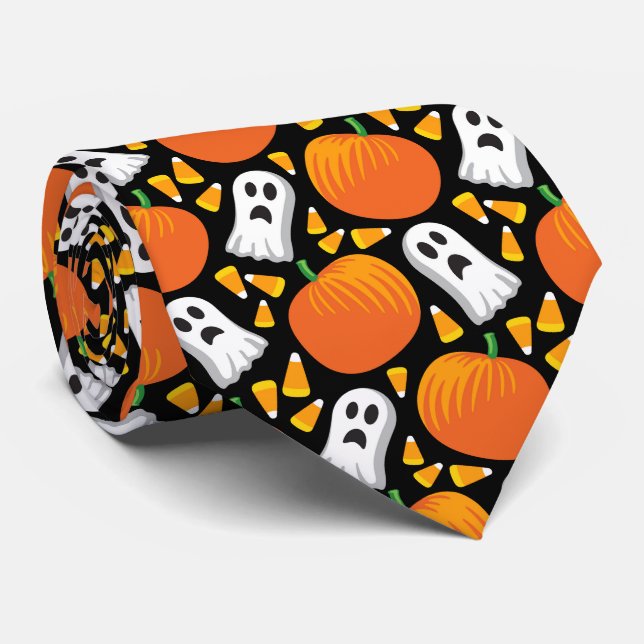 Halloween Krawatte 1 (Gerollt)