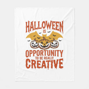 Halloween Kreativer Kürbis Fledermaus Vintage Vekt Fleecedecke