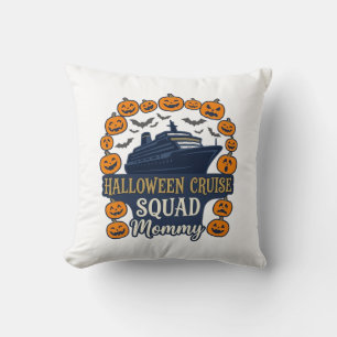 Halloween Kreuzfahrt Squad Mutter Schiff Kürbisse Kissen