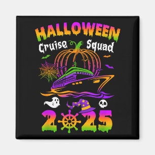 Halloween Kreuzfahrt-Team 2025 Kürbis Soky Saison  Magnet