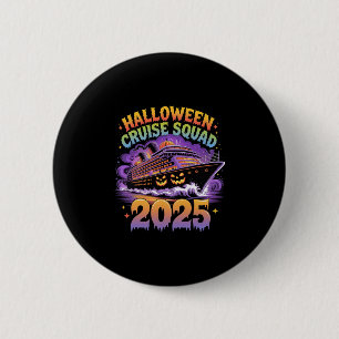 Halloween Kreuzfahrt-Team 2025 passende Familienkr Button