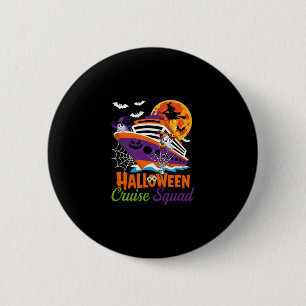 Halloween Kreuzfahrt Team Buh Geister Hexe Horror Button