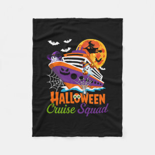 Halloween Kreuzfahrt-Team Buh-Geister Hexe Horror Fleecedecke