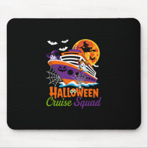 Halloween Kreuzfahrt Team Buh Geister Hexe Horror Mousepad