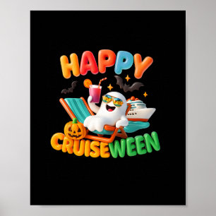 Halloween Kreuzfahrt Team Familie Frohe Cruiseween Poster