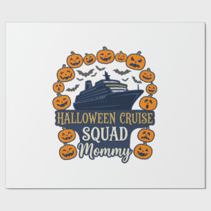Halloween Kreuzfahrt Team Mami Schiff Kürbisse Fle Geschenkpapier