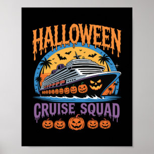 Halloween Kreuzfahrt-Team passende Gruppe Grusel R Poster