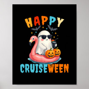 Halloween Kreuzfahrt-Trupp Familie 2025 Kreuzfahre Poster