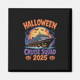 Halloween Kreuzfahrt-Truppe 2025 Gruselige Urlaubs Magnet