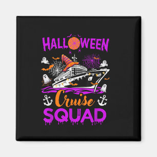 Halloween Kreuzfahrt-Truppe Familie 2024 Gruselige Magnet