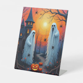 Halloween-Kriechshow Sockelschild