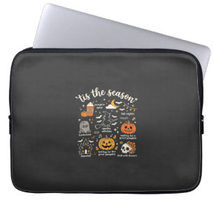 Halloween-Kritzeleien Die Saison Hexen-Design Laptopschutzhülle