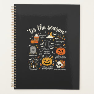 Halloween-Kritzeleien Die Saison Hexen-Design Planer