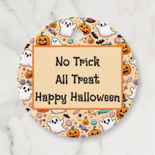 Halloween-Kritzeleien Geschenkanhänger