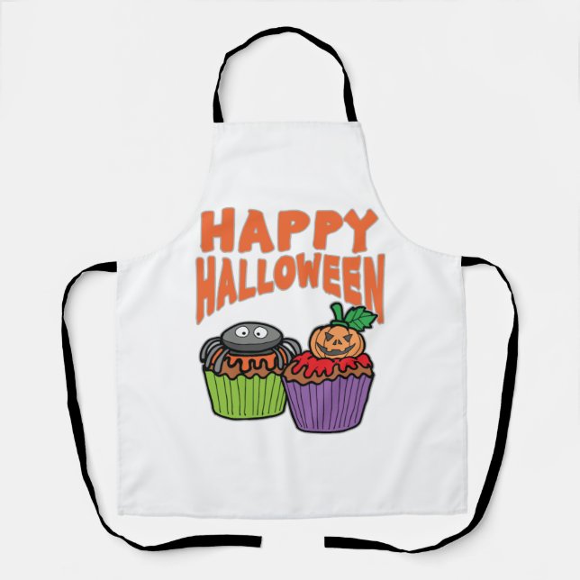 Halloween-Kuchen Schürze (Vorderseite)