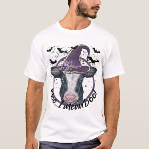 Halloween Kuh Heifer Moo I gemein Boo Highland Cow T-Shirt