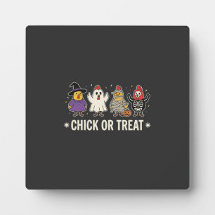 Halloween Küken oder Streich lustiges Hühnerkostüm Fotoplatte