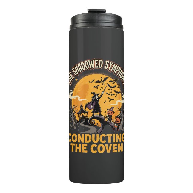 Halloween-Kultdirigent Thermosbecher (Vorderseite)