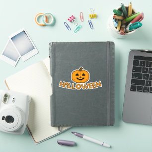 Halloween-Kürbis Aufkleber